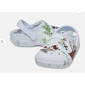 NWT Disney Parks 2023 Homestead Christmas Mickey Minnie Crocs Size M10/W12